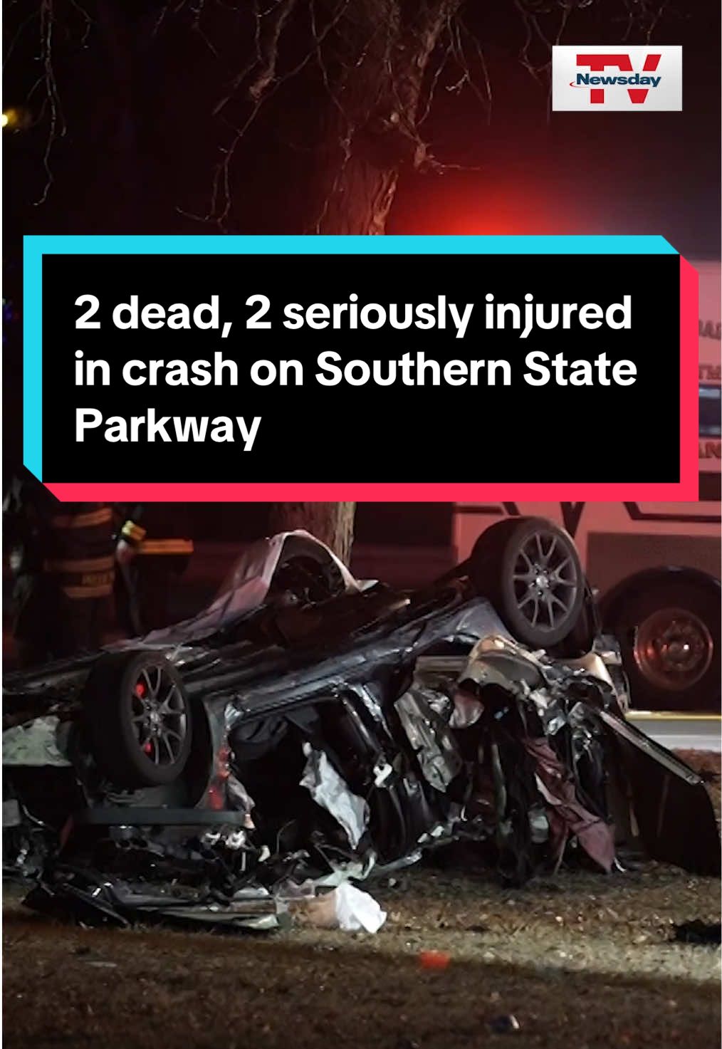 Two people were killed and another two seriously injured after their car crashed on the Southern State Parkway, State Police said. Read more on this developing story at the link in our bio. - - #longisland #longislandny #liny #longislandnewyork #nassaucounty #nassaucountyny #massapequa #northmassapequa #southernstate #parkway #carcrash #investigation #policedepartment #linkinbio