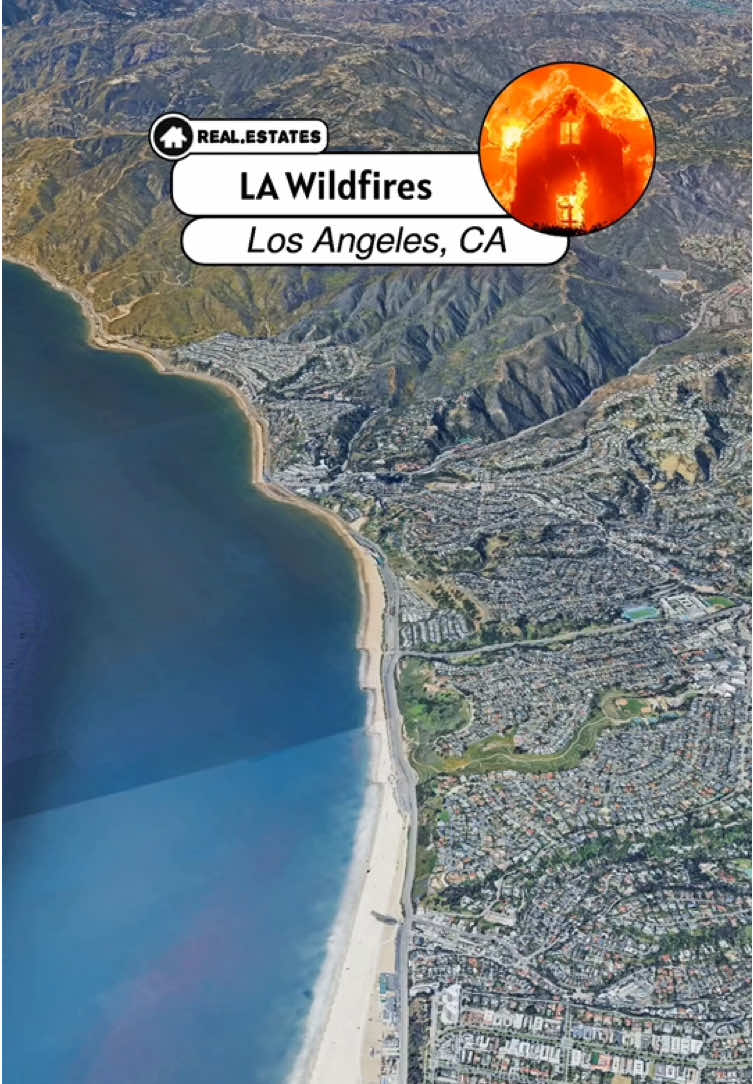 The LA wildfires are still raging on. #wildfire #losangeles #california #fyp #foryou #foryoupage #malibu #pacificpalisades #weather #news #breakingnews #fire #realestate 