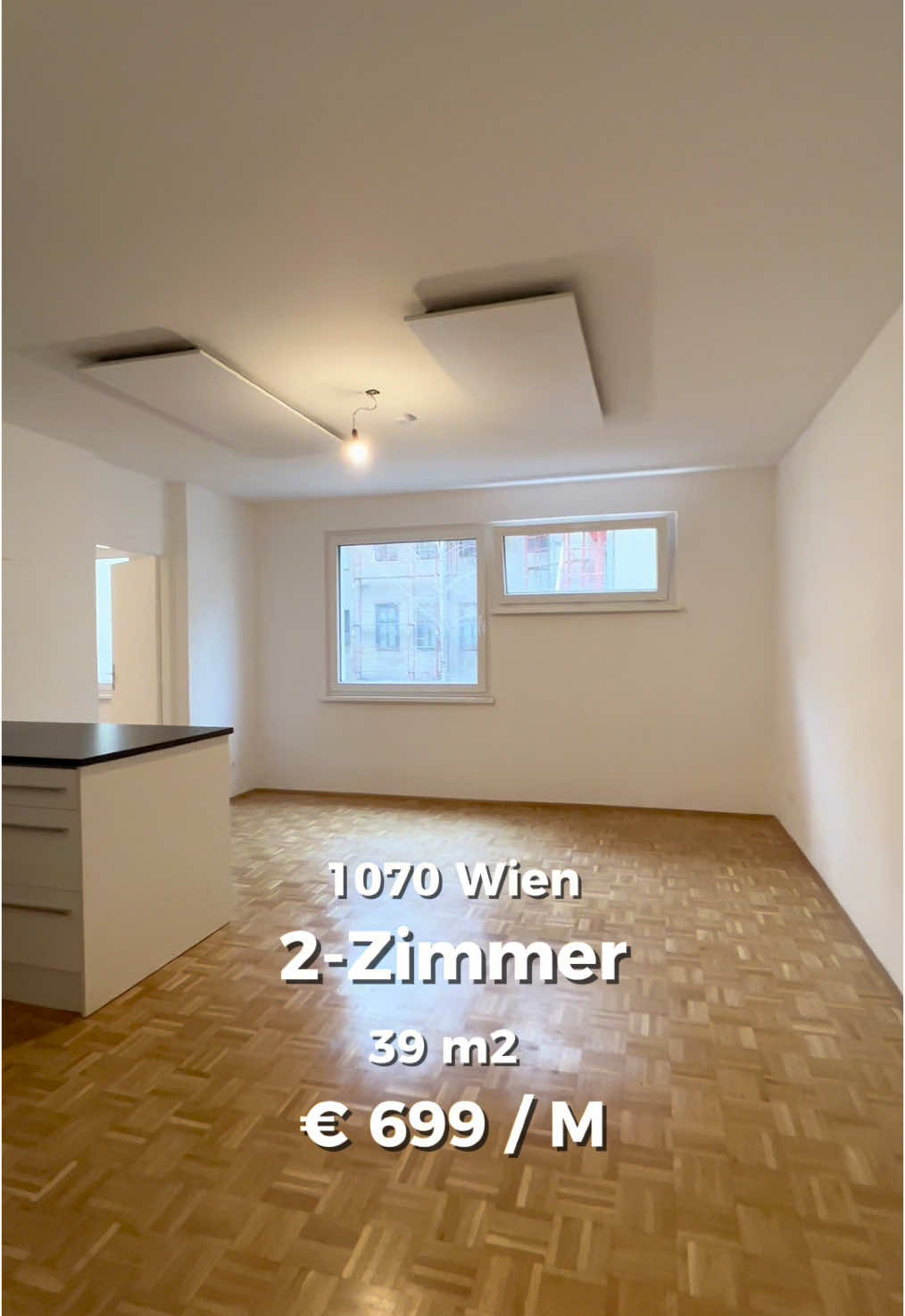 2-Zimmer Wohnung Nähe Mariahilfer Straße 🛋️ Ab sofort verfügbar! 39 m2 3. OG mit Lift € 699 pro Monat 3 Bruttomonatsmieten Kaution Befristet auf 5 Jahre #Mietwohnung #WohnungWien #1070Wien #WohneninWien