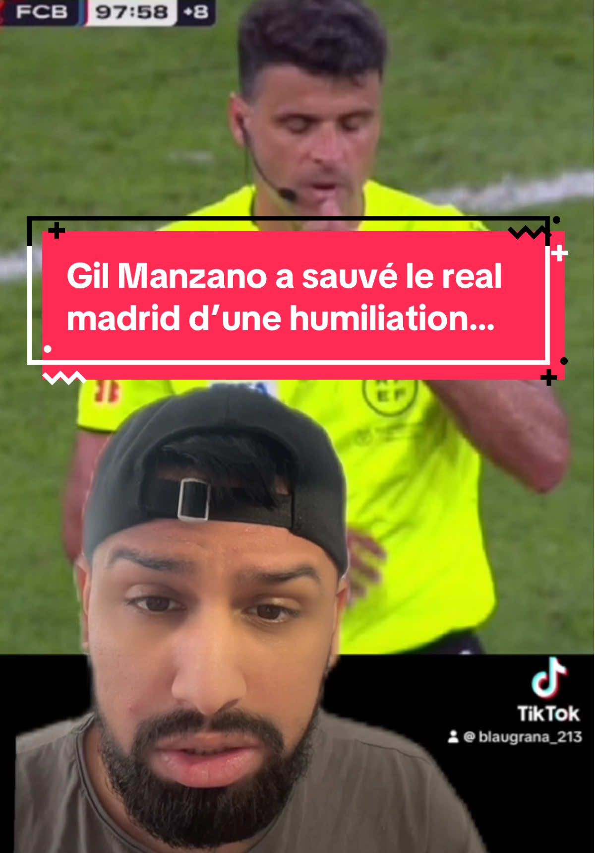 Gil Manzano MVP du super clasico !! #fcbarcelona #RealMadrid #laliga #corruption #arbitro 