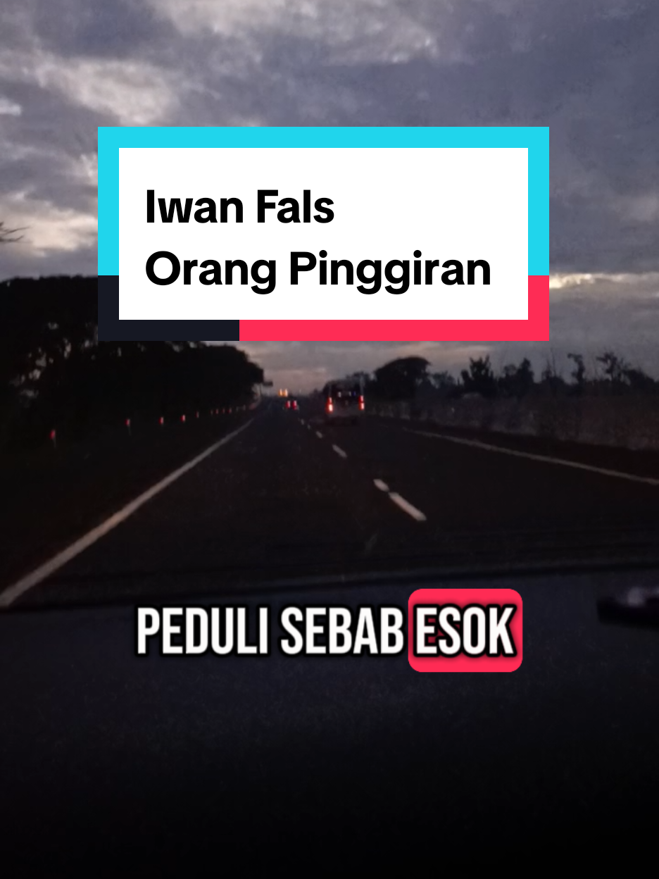 Sepinya waktu kala sendiri #iwanfals #orangpinggiran #liriklagu #oimania 