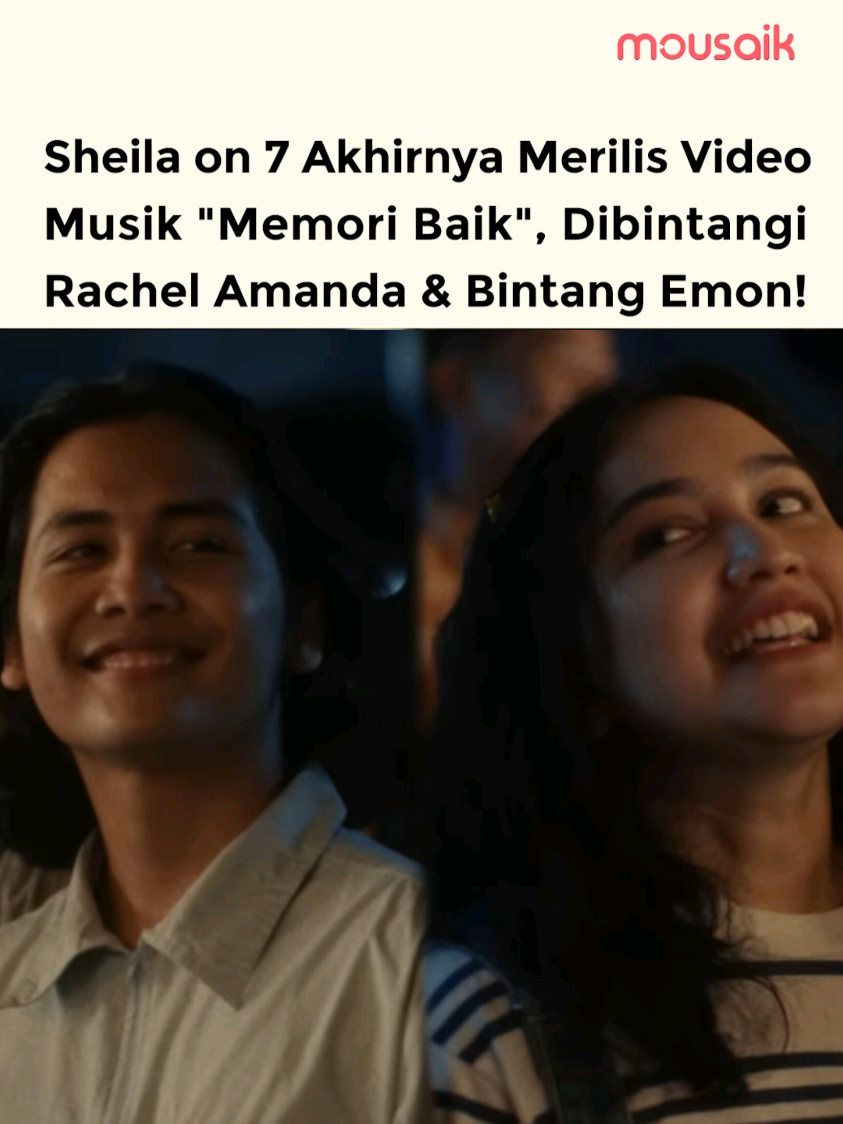 🥺 🥹 Berasa campur aduk ngeliat videoklip barunya Sheila on 7 ft. Aishameglio! Alunan musiknya happy, tapi di sisi lain juga ada rasa sendu...   Apa yang kalian rasakan ketika nonton videoklip ini?? Videoklip yang disutradarai oleh Aco Tenri ini menceritakan persahabatan sejak kecil antara Rachel Amanda (@auroramanda95) dan Bintang Emon (@bintangemontersenyum).  Seiring berjalannya waktu dan bertambahnya usia, mereka terpisahkan dengan kehidupan bersama pasangannya masing-masing. Walaupun begitu mereka tetap support satu sama lain dengan yang tersisa hanya cerita dan memori baik. ✨️ #MOUSAIK #musikindonesia #sheilaon7 