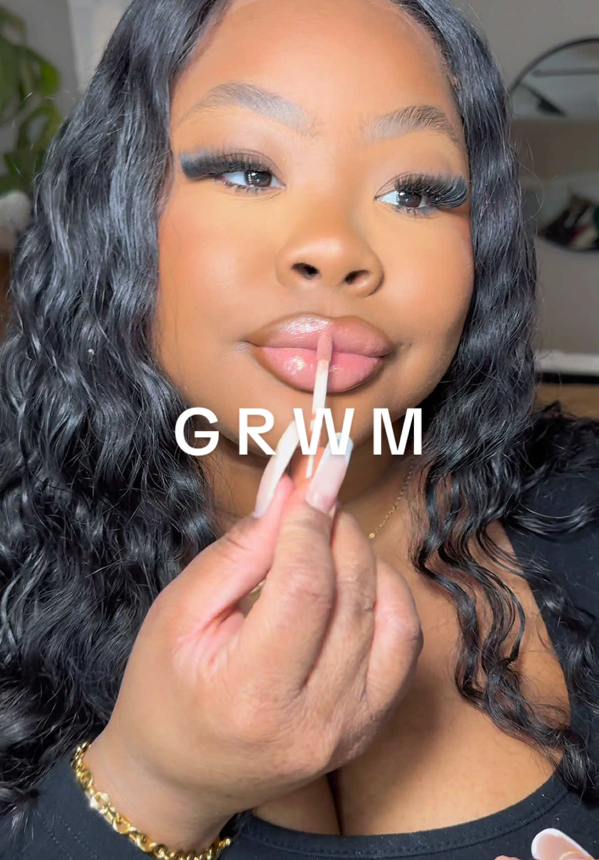 GRWM💗My everyday makeup look #fyp #makeup #makeuptutorial #grwm #grwmmakeup #everydaymakeup #blackgirlmakeup 
