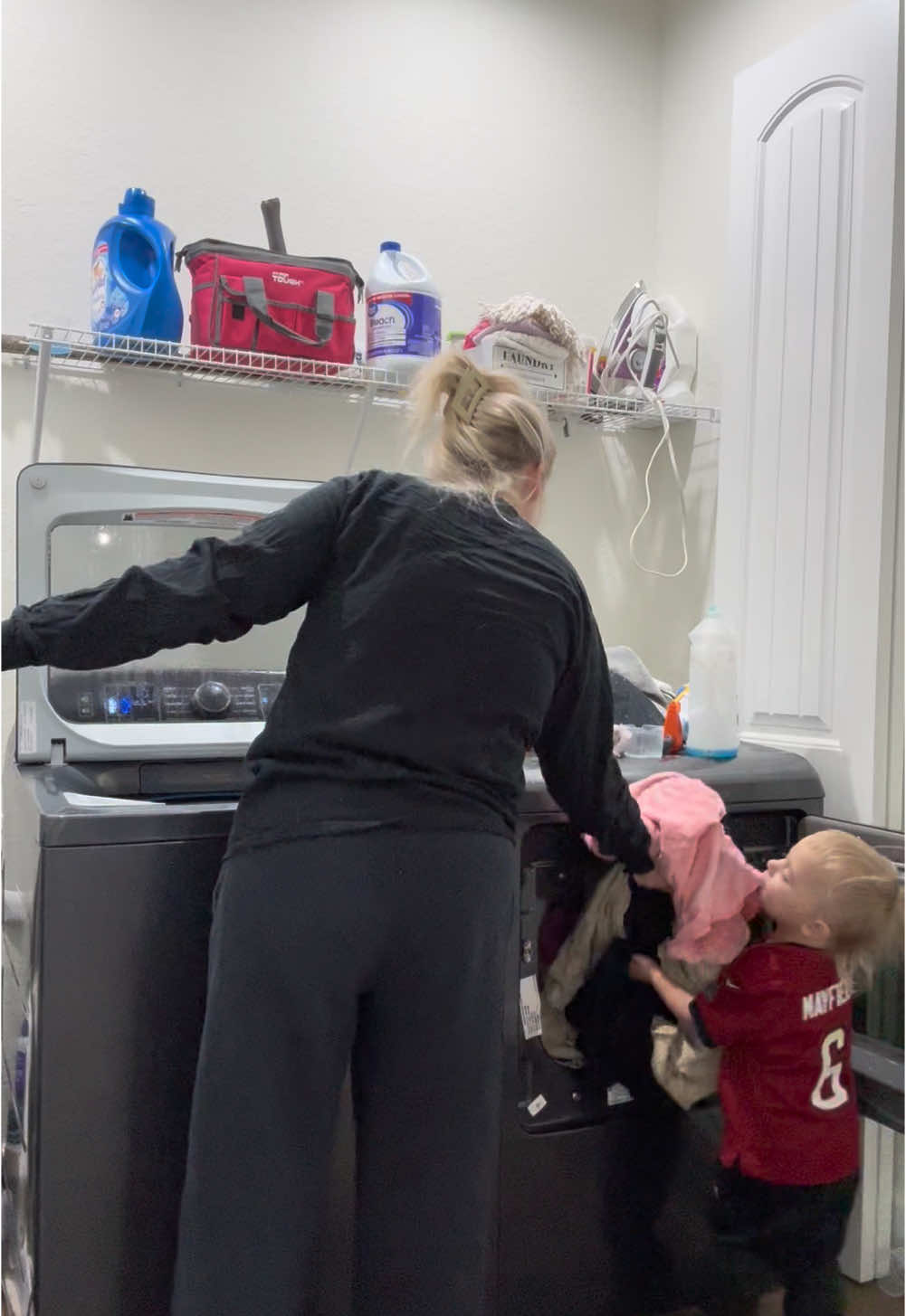 Typical Monday morning vlog, grocery shopping and laundry! Happy Monday fam! #sahm #MomsofTikTok #parentsoftiktok #momtok #boymom #morningvlog #morningroutine #groceryrestock 