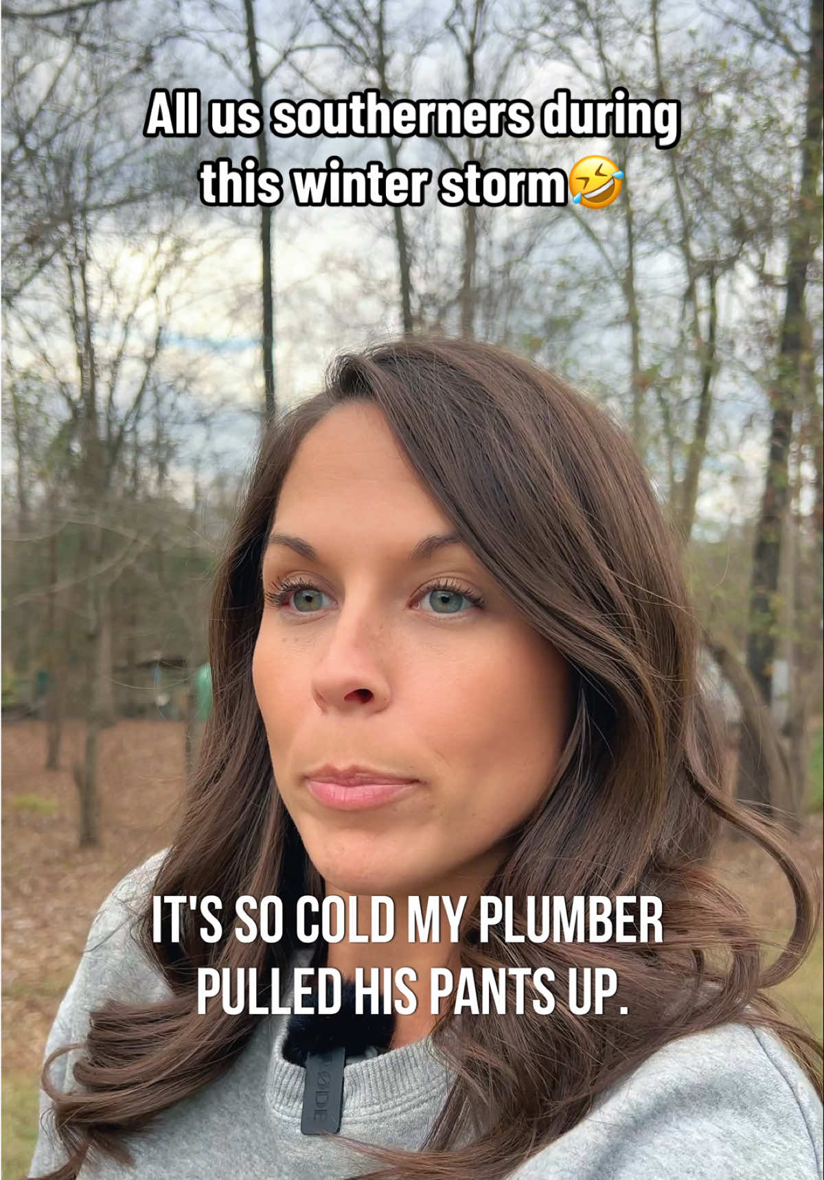 I swear I think I saw a snowflake..maybe❄️ #MomsofTikTok #thesouth #comedy #funny #southern #southernmom #coldweather #winterstorm 