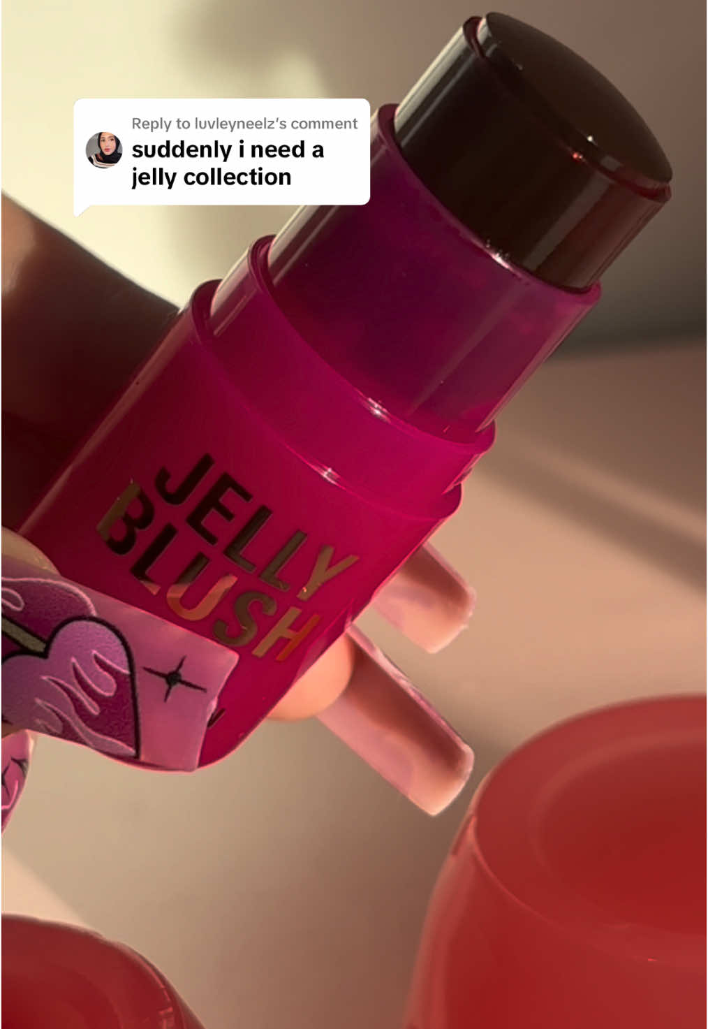 Replying to @luvleyneelz Double the jelly, double the fun! 🍇🍓 Get 2 for £10 on our NEW Jelly Collection online at Revolutionbeauty.com and instore and online @Superdrug 💦👀
 
 #RevolutionBeauty #CrueltyFree #JellyBlush
