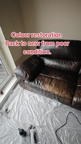 We brought this 3 seater damaged sofa back to new again with repairs, full recolour to the fronts and a hard wearing finish. #mobileleatherrepairs #wecometoyou #repairdontreplace #leatherrestoration #leatherrestoration #foryoupage #recolouringandrepairs #leatherrepairs #leathersofarepair 