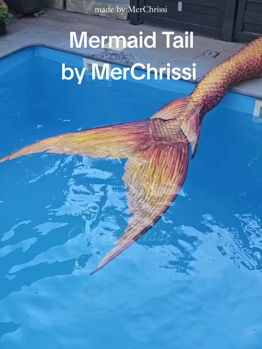 This is a custom silicone tail in metallic Red and Gold. Super realistic! gives off major H2O vibes! If you’d like your own silicone tail, send me a DM for more info.  #MermaidTail #SiliconeTail #CustomMermaid #H2OVibes #MermaidLife #foryou  #MermaidCostume #TailMaker #Fantasy #h2ojustaddwater