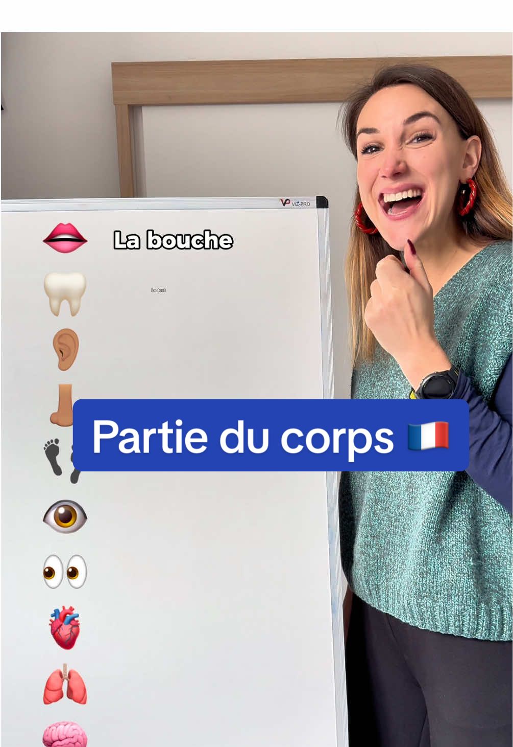 Les parties du corps en français 🇫🇷 #CapCut #frenchlanguage #frenchclass #frances #language #clasesdefrances🇫🇷 #france #idiomas #francia #aprenderfrances #hablarfrances 