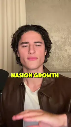 Nasion growth tutorial  #GlowUp #nose #looksmax 