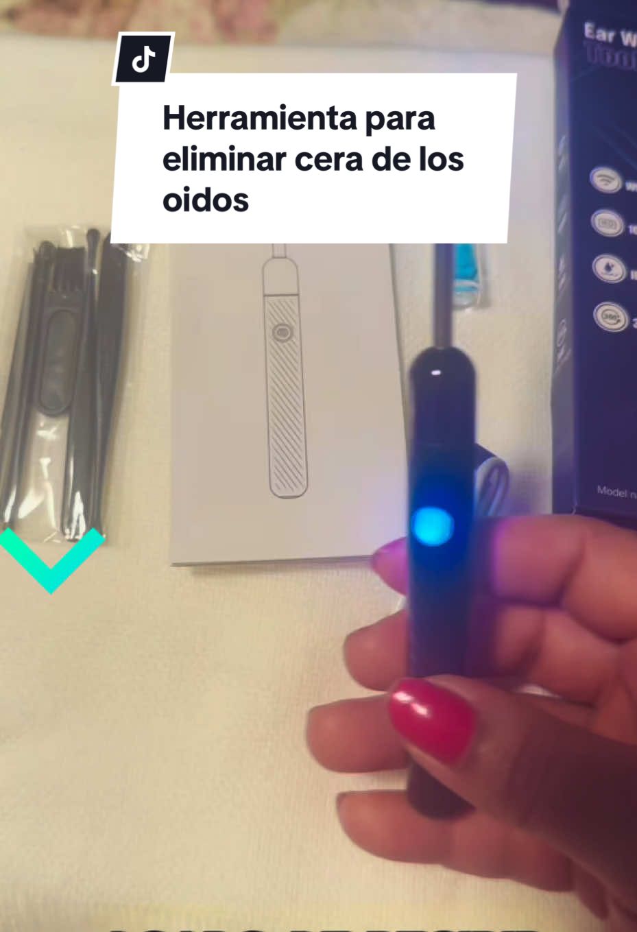 Herramienta para eliminar cera de lls oidos#earwaxremovaltool #earwax #earcamara #rechargeable #camera #light #oido #tiktokshop #fyp #paratiiiiiiiiiiiiiiiiiiiiiiiiiiiiiii 