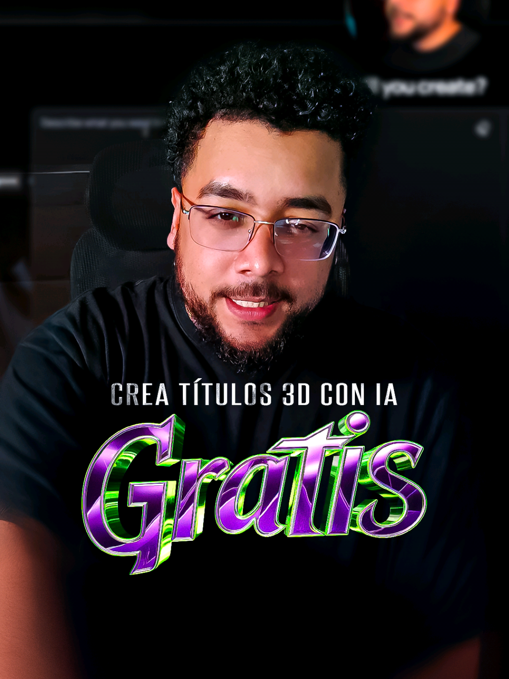¿Cómo hacer títulos 3D con IA fácil y GRATIS? 🤯 Te enseño este truco de diseño que lo cambia todo. 💡✨  #titulos3D #letras3d #titulosparaflyers #diseñografico