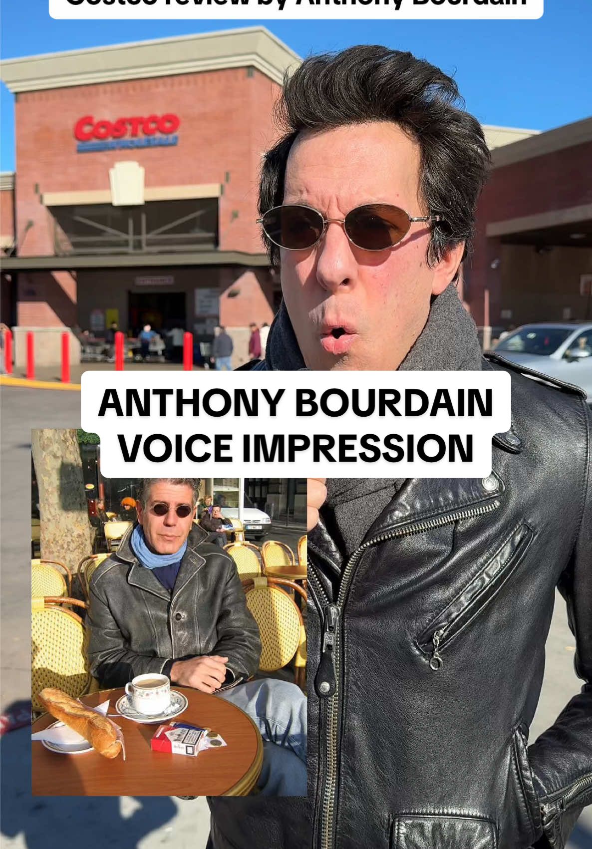 Anthony Bourdain 🤝 Costco.  Voice impression 🎤 #impressions #anthonybourdain #comedy #comedian #jonathankite 