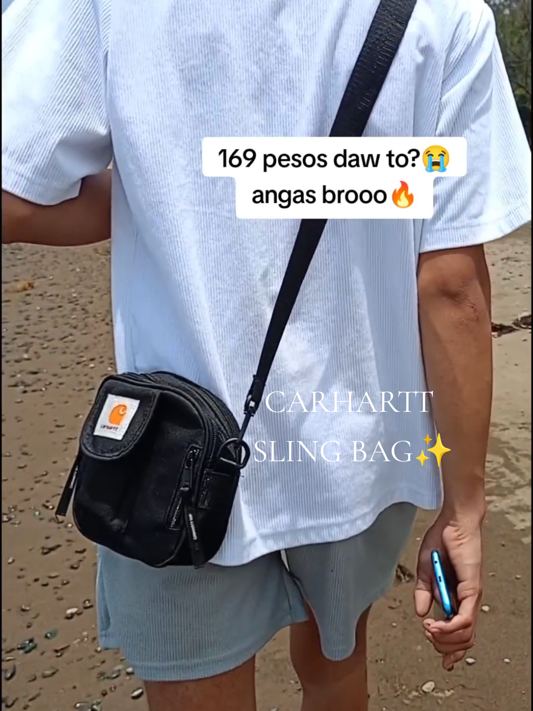 Replying to @kenfindssss angas talaga pandagdag sa ootd bossing🔥😉 #carharttslingbag #bagformen #bagontiktok #trendingcarharttbag 