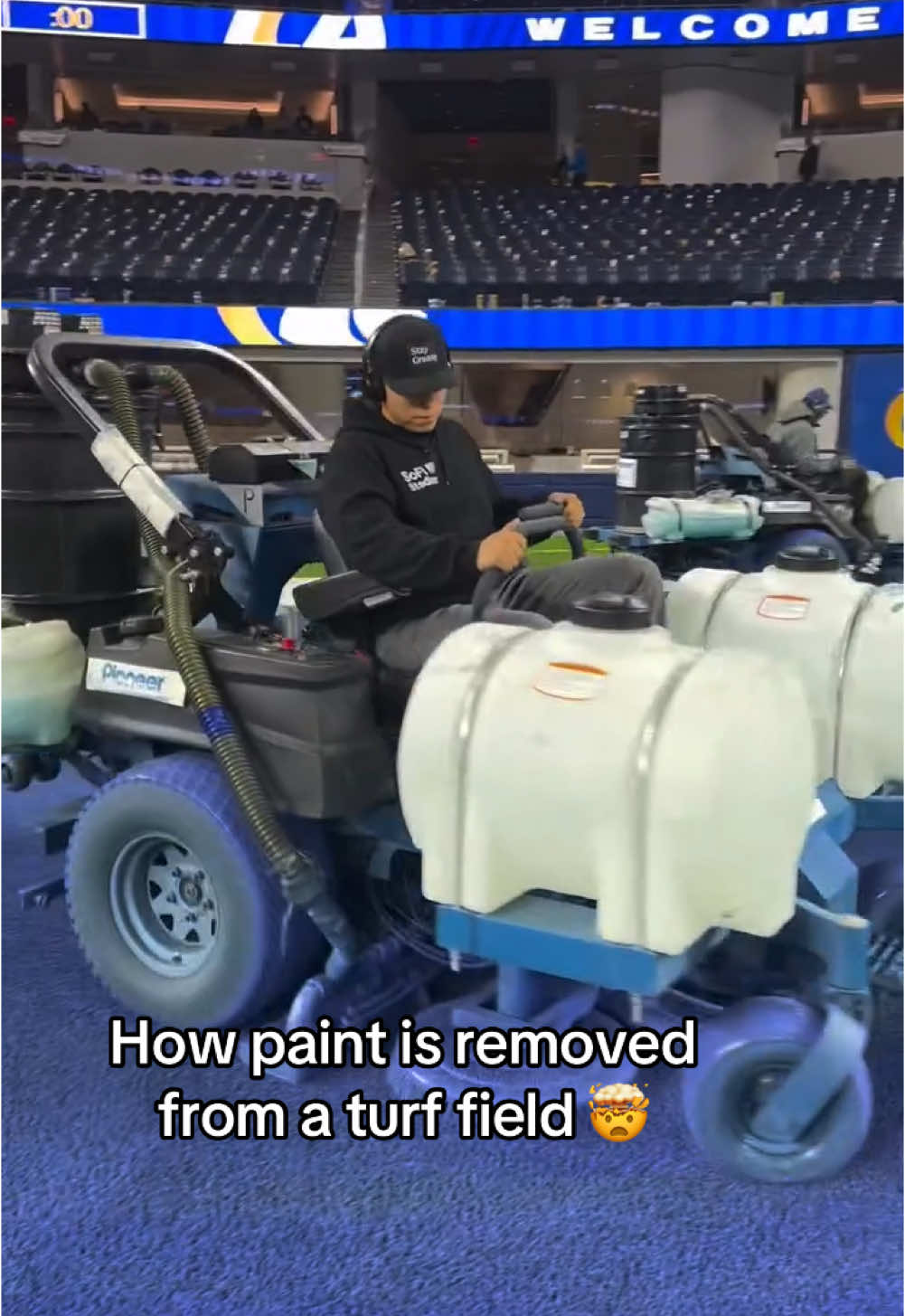 Wild 😳 (via @Jordan Achay) #nfl #football #turf #spray #paint