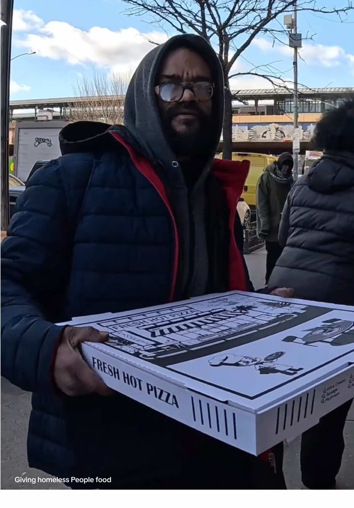 Handing out food to people who are hungry  . . . : #homeless #kindness #Helpingothers #giveback #hungry #creatorsearchinsights 