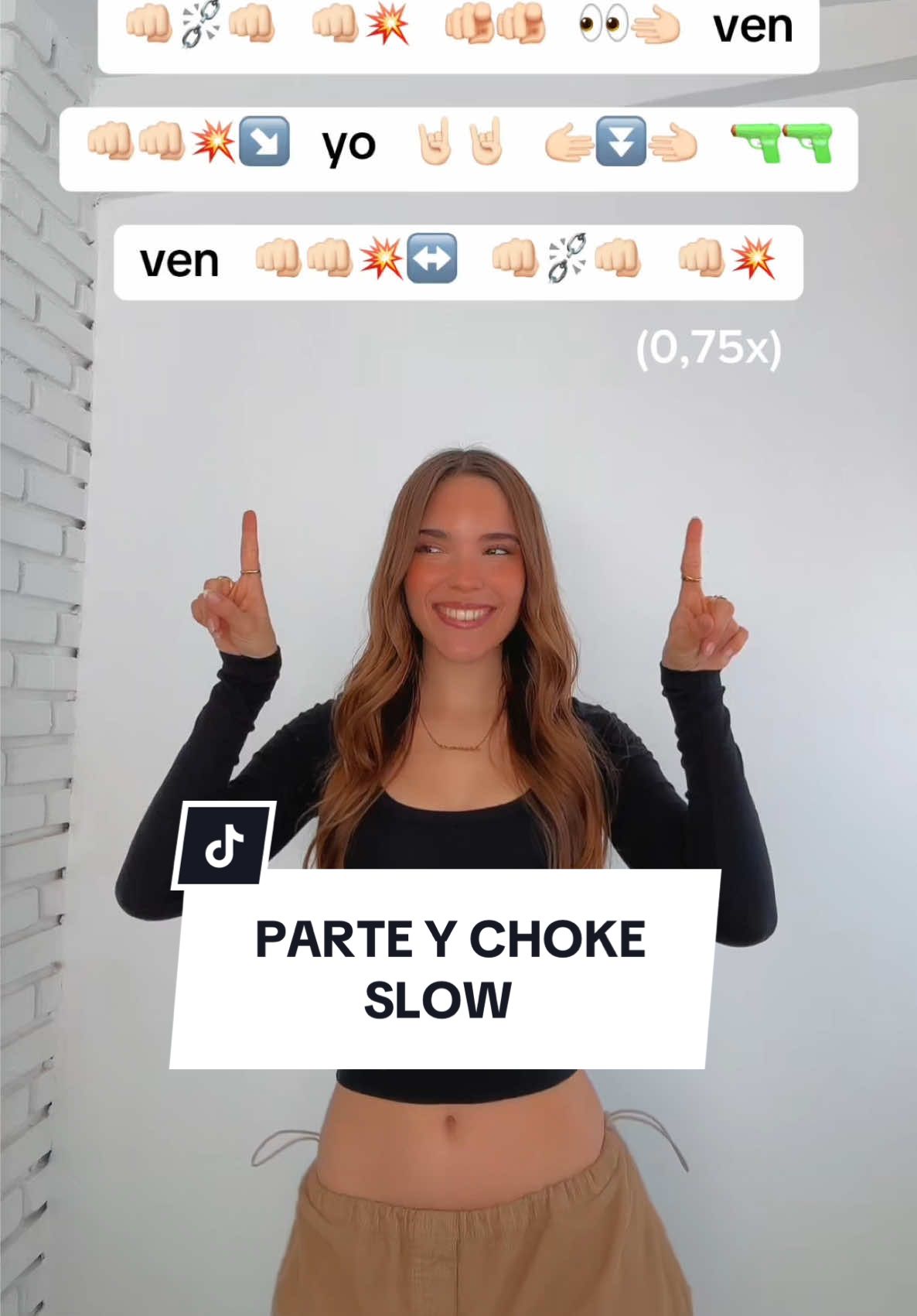 Respuesta a @Alba Benavente #parteychoke #tutorial #slow #lento #trend #quelapartaylachoke #dance #fakebodyy⚠️ 