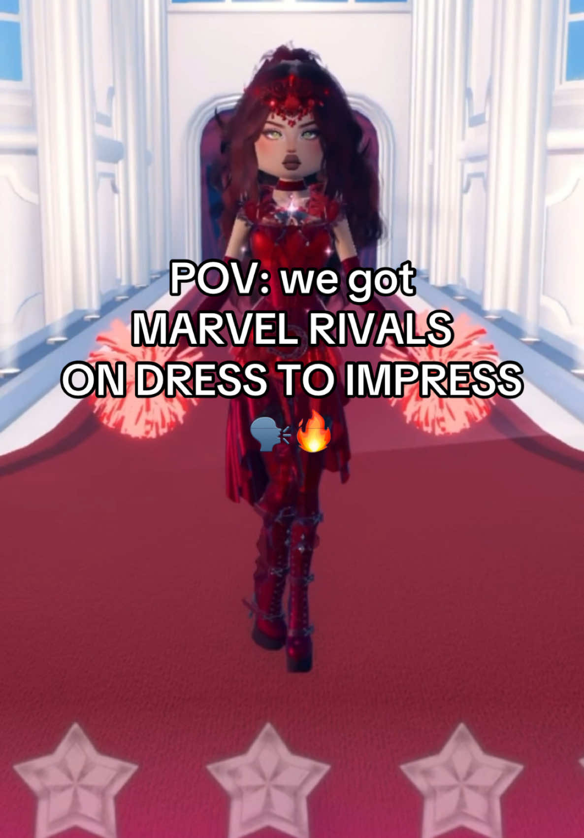 Hela cleared. #marvel #marvelrivals #cosplay #marvelstudios #spiderman #avengers #disney #fyp #roblox #robloxfyp #robloxtiktok #foryoupage #dresstoimpressroblox #dtiroblox #trending #viralvideo #robloxgames #dti #dresstoimpress #dresstoimpressvip 