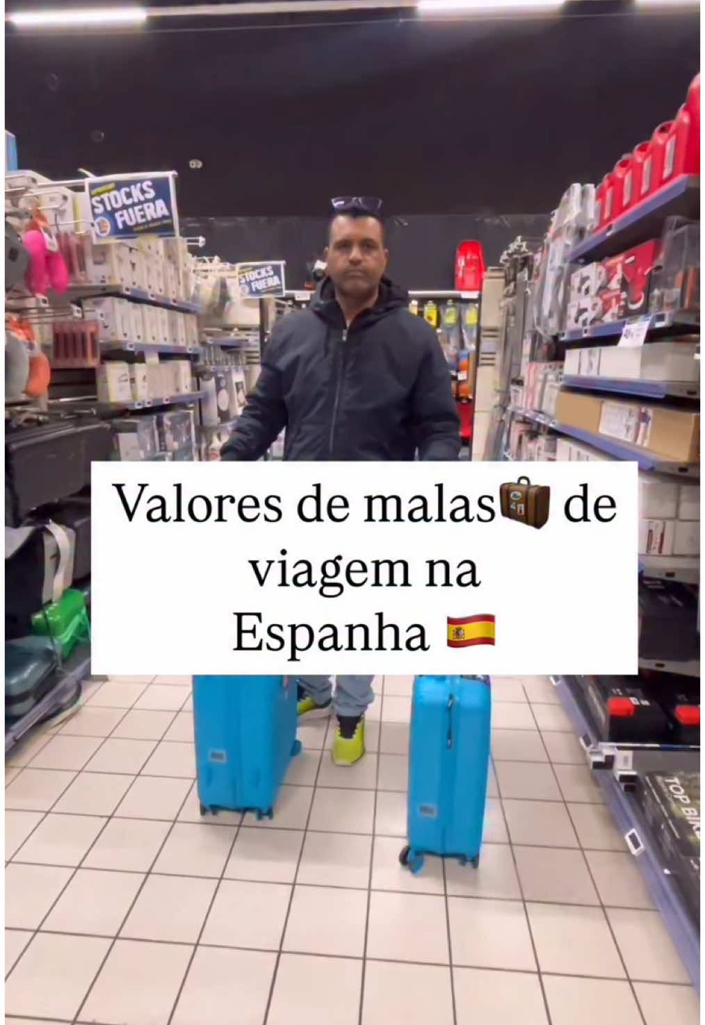 Valores de malas de viagem ✈️ aqui na Espanha 🇪🇸 #viajarfazbem #voosdiarios 
