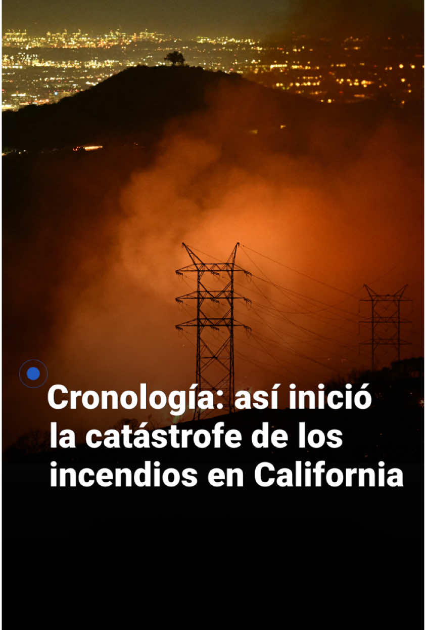 🔥 Cronología: así comenzó la catástrofe de los incendios en California. Todo inició el martes 7 de enero, cuando las alertas de incendios forestales se dispararon en Los Ángeles. Ante un invierno sin lluvias y con vegetación seca, solo fue necesaria una chispa para que el fuego iniciara. Los incendios han consumido más de 40,000 acres, un área mayor que la ciudad de San Francisco; y las autoridades reportan al menos 24 muertos. Salvador Durán relata cómo ocurrió todo desde el primer día de la tragedia. 📺 Más del Noticiero Univision a las 6:30pm/5:30C y Edición Nocturna a las 11:30pm/10:30C. #fire #firefighters #bomberos #incendios #Palisades #LosÁngeles #California #Uninoticias #univisionnoticiass 