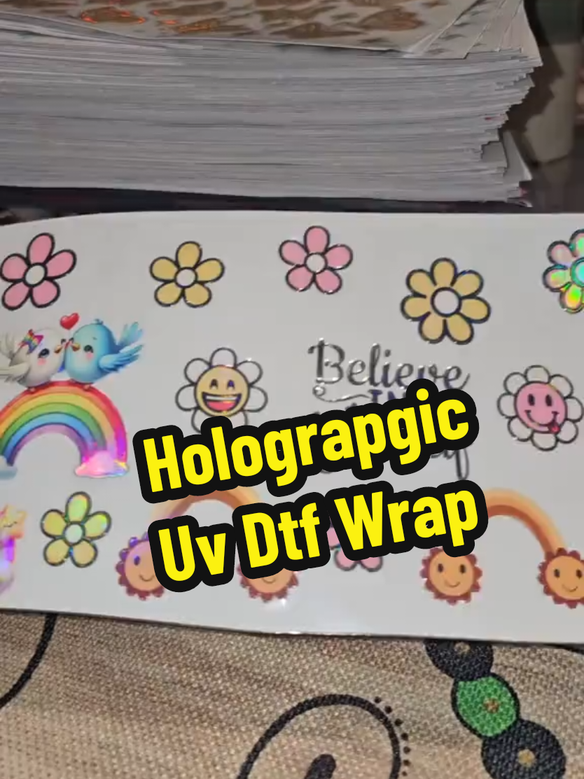 Holographic wrap, instruction on how to use it 🙂