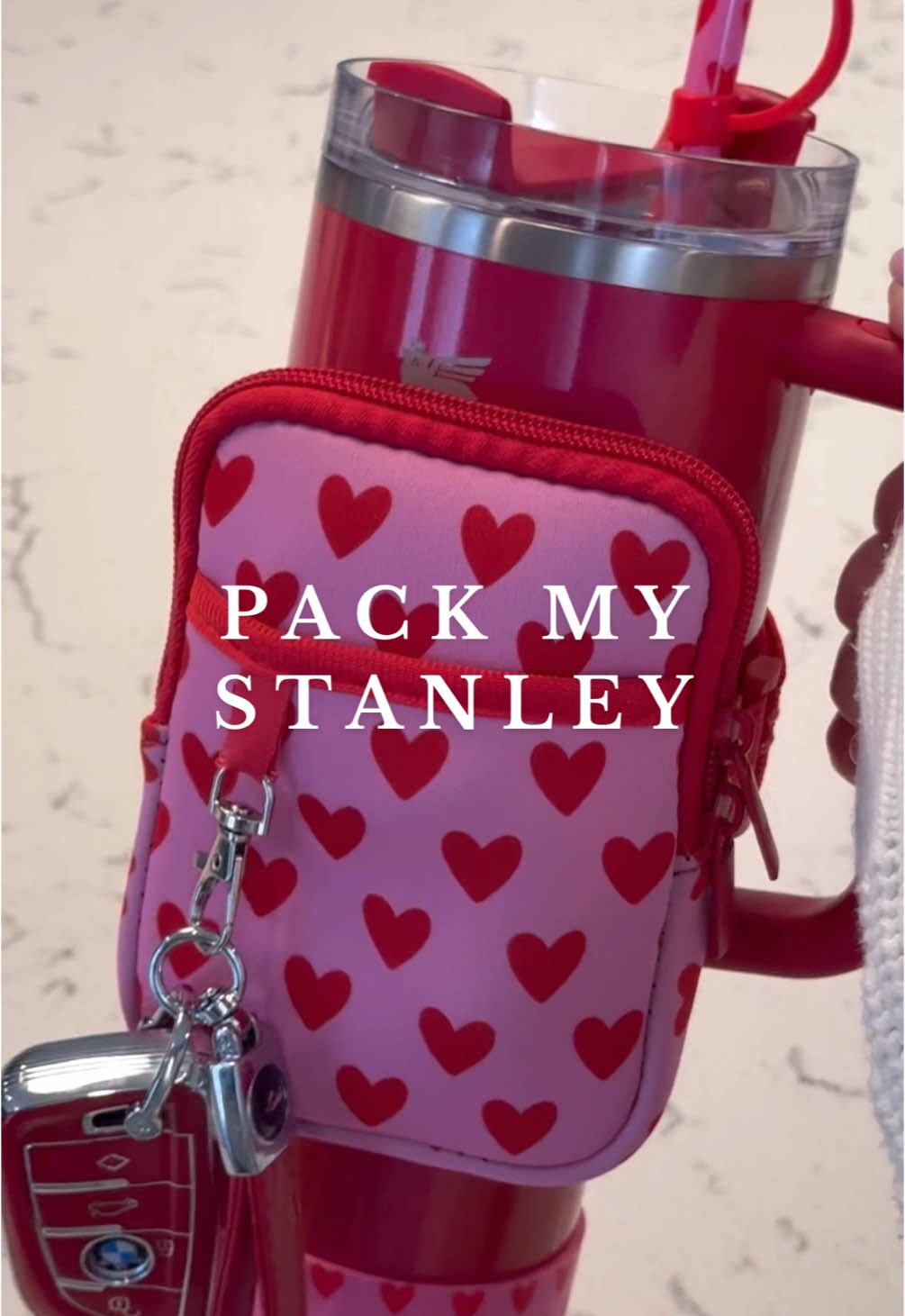 Pack my stanley with me ❤️💫 @Bloom Nutrition #bloompartner #packwithme #stanley #stanleytumbler #stanleyaccessories #whatisinmybag #minibag #organization #restock #thatgirl #satisfying  #asmr #stanleypacking #restocking #tumblerpacking #asmrrestock