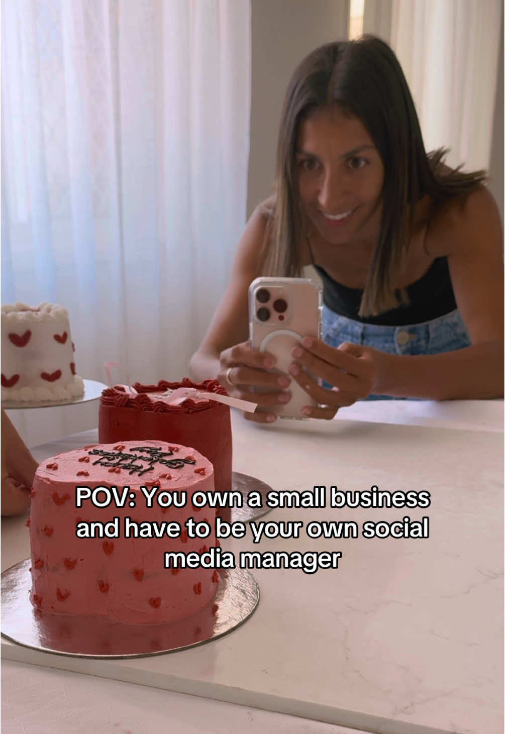 Just doing our best #fyp #SmallBusiness #funny #cake 