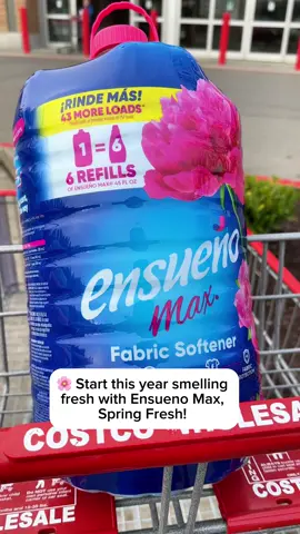 🌸 Start this year smelling fresh with @ensueno.usa Max, Spring Fresh! 📍Available now in a 304oz size for $12.48 in select @Costco stores! 🗓️35 days of long lasting scents ☺️Take comfort in long-lasting scents and get more freshness per bottle 🙌 Now more loads in every bottle 🛒Perfect addition to your laundry routine, so add this to your cart on your next trip to Costco! #costcofinds #laundry #costco #costcodeals 