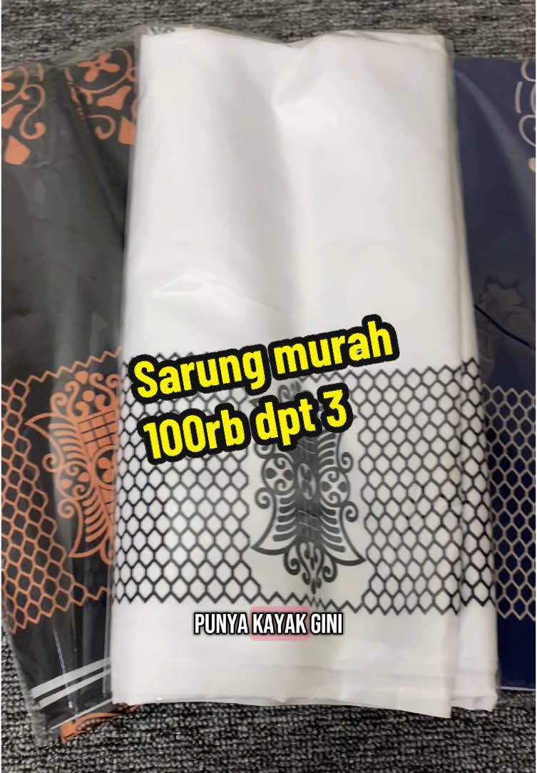 Buat persiapan bulan ramadhan bentar lagi, pastiin siapin pakaian terbaik pastinya, contohnya sarung nih kebetulan ada sarung murah 100rb dapet 3 pcs model bebas pilih #sarung #sarungbatik #sarungmurah #sarungadem #sarunglebaran #sarungkatun #wibgajian #cuantanpabatas #ramadhan2025 #lebaran2025 