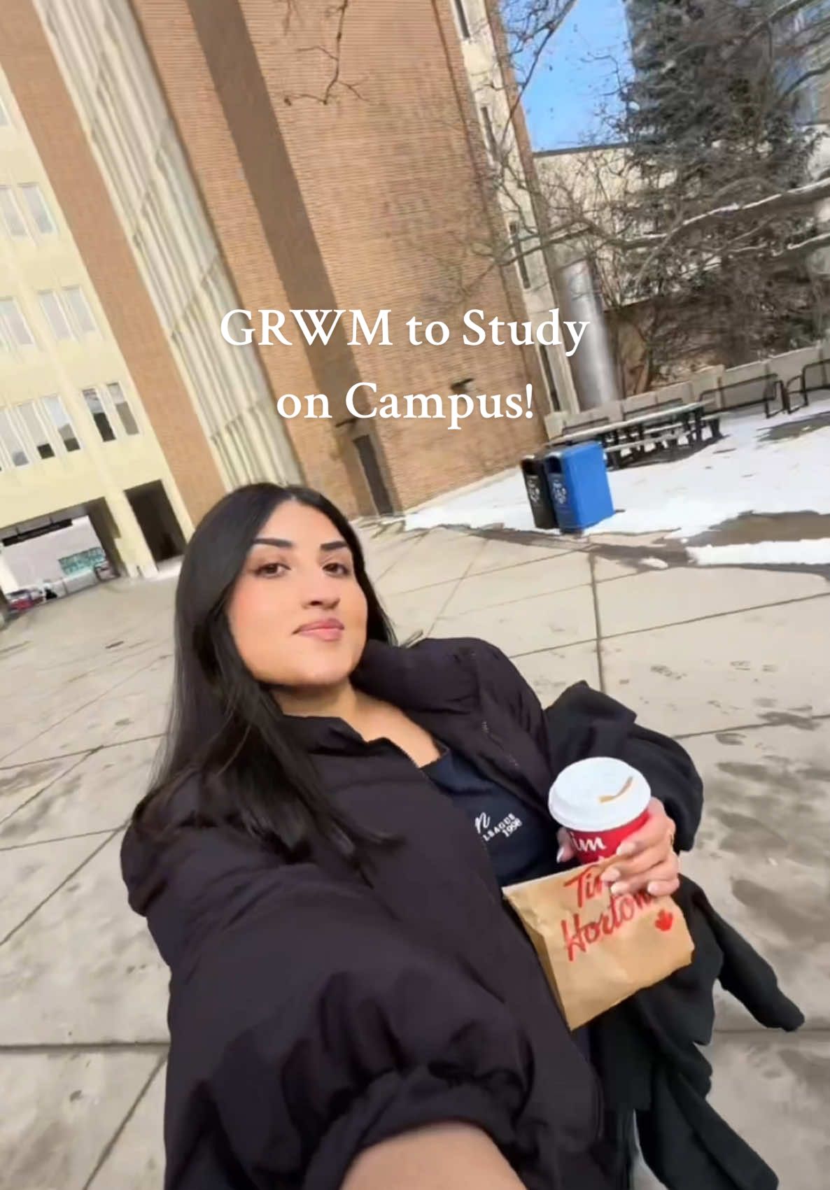 Campus Vlog! 📚 #studywithme #studytok #grwm #mcmasteruniversity #spendthedaywithme #routine #campuslife #creatorsearchinsights 