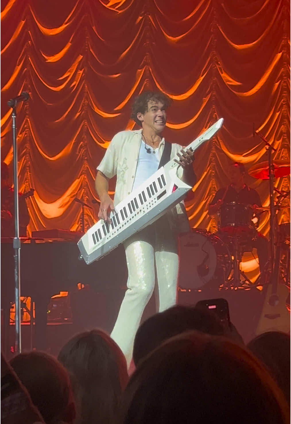 Joshua Bassett Keytar Dublin 2025 #joshuatbassett #big3 #keytar #fyp #keyboard #guitar #joshuabassett 