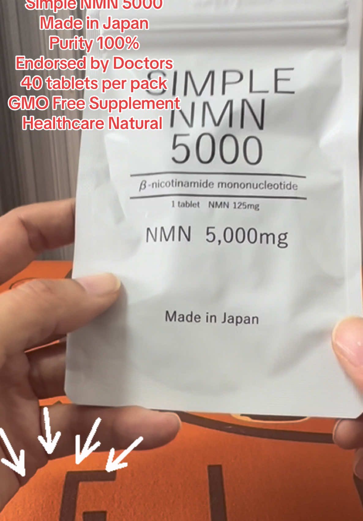 Simple NMN 5000 Made in Japan Purity 100% Endorsed by Doctors 40 tablets GMO Free Supplement Healthcare Natural under S$17.96 Hurry – Ends tomorrow! #nmn5000mg #puritynmn #simplenmn #supplements #nad #healthcare #antianging #tiktokshopsg #weeklywedrush #tiktokshopsgsale #TikTokShop #tiktoksg #好物分享 #tiktokshopcrossborder_seasales #sgtiktok #singapore #sgbrandweek #tiktokshopsingapore #postandwin #tiktokshopfinds #rookie #tiktoksingapore #tiktokshopsgcommunity #womenftiktok #tiktokshoptreats #tiktokshopsgthursday #Createtowin  #sharonlewyy #冷酷傲慢 #冷酷傲慢~shop #tiktokmalay #tiktokchinese #tiktokindia #tiktokmalaysia #sgshop #fypsg #trending #viral #goodthings #sg #singaporetiktok #sgviral #hotsales #creatorsearchinsights #createtowin #tiktokmarketplace  #creatorboost #homeliving #hotpick 