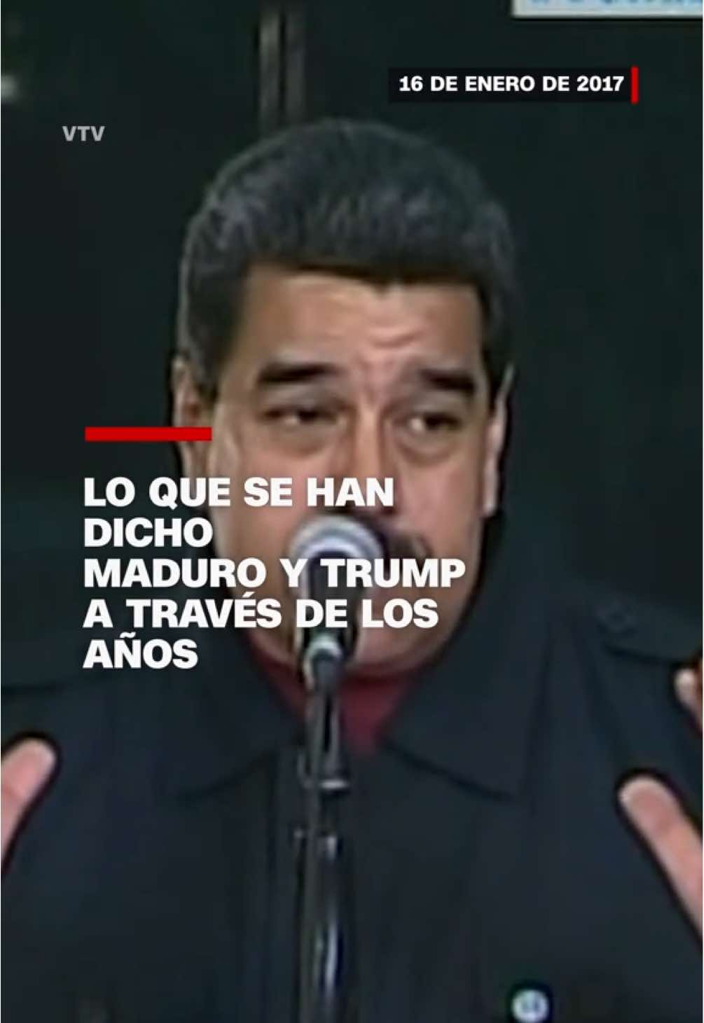 Las presidencias de Donald #Trump y Nicolás #Maduro coincidieron en 2017 por primera vez. Y, a partir del 20 de enero, volverán a coincidir cuando Trump asuma su segundo mandato. A lo largo de los años, ambos líderes han protagonizado un intercambio constante de declaraciones públicas, marcadas por tensiones políticas y posturas opuestas entre #EstadosUnidos y #Venezuela. Aquí un resumen de sus declaraciones. Mira el informe completo en nuestro canal de YouTube. #cnnenespañol