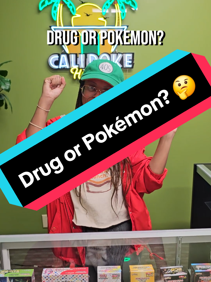 Drug or Pokémon? 💊 Can Randi guess them all? 🤔🔥 Let’s see! #pokemon #ptcg  #pokemoncards  #pokemoncard  #tcg  #japanesepokemoncards  #pokemonfan  #pokemoncommunity  #pokemontiktok  #pokemonnews  #pokemontcg  #pokemonscarletviolet  #pikachu  #pikachufever 