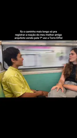 rodando Paris de metrô em 2024 com a mesma companhia q eu zerei o metrô de São Paulo em 2014 às vezes fofinhos @rafael morinaga  #paris #bf #eurotrip #metro #viagem