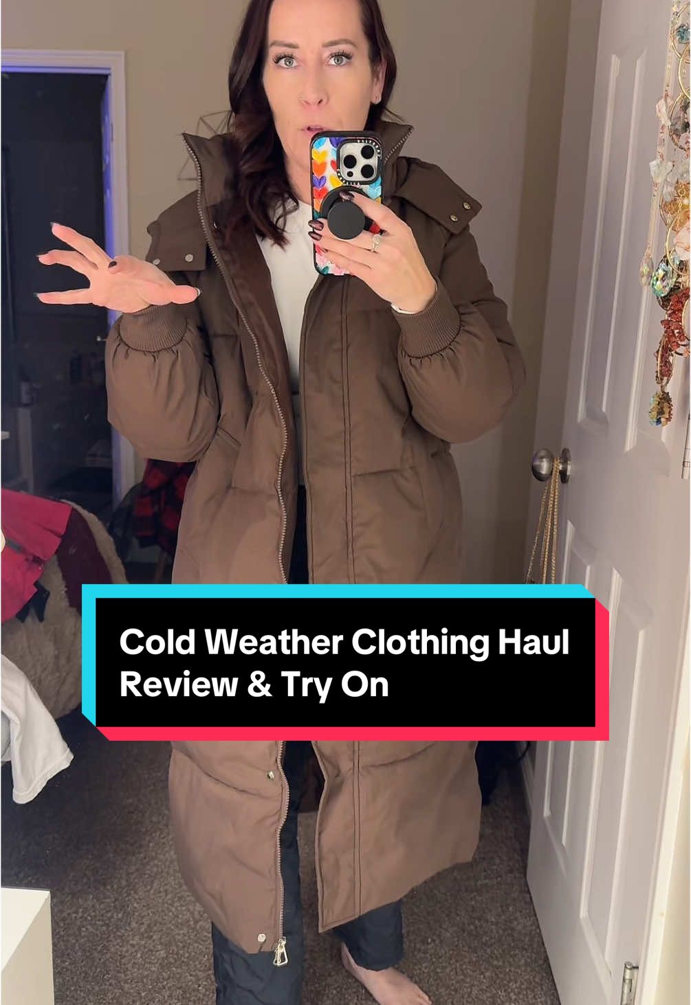 A try on hall of a bunch of clothing pieces that are made for the outdoors.  whether you were looking for some thermal pants to wear outside, a skiing, snowboarding, jacket, a nice flannel fleece line jacket, a long, heavy coat that goes to mid calf, you’ll find a little bit of everything. #o#outerwearc#coldweatheroutfitsc#coldweathervibesw#weatherproofpantss#snowpantsf#flanneljacketl#longwintercoats#skijackets#snowjacketc#coatsc#coata#allweatherpantsf#fashionhault#tiktokshopclothesT#TikTokShopHolidayHaulT#TikTokShopMustHavesS#SavingsSquad#H#HolidayGiftGuideH#HolidayGiftIdeasT#TikTokShopT#TikTokShoppingT#TikTokShopFindsT#TikTokShopReviewsT#TikTokShopSaleT#TTSLevelUpT#TikTokShopNewArrivalst#ttsdelightnow#ttstakeoverb#brandselectT#TikTokShopCreatorPicksm#mademyyeart#tiktokshoppicksw#winterfindsb#beautyfindsT#TikTokShopLastChanceT#TikTokShopNewYearNewAuraT#TikTokShopLastChanceg#giftguide#T#TikTokShopLoveAtFirstFind