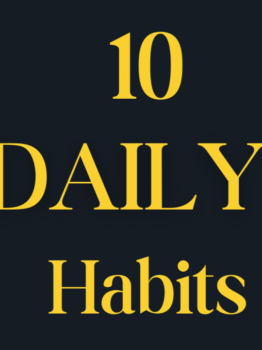 Want to improve your life? 🌟 Try these 10 daily habits! 💪 They’ll boost your productivity, positivity, and well-being. From self-care to time management, start building a better you today! Watch the full video on YouTube or your favorite podcast platform. 🎥🔗 #SelfImprovement #DailyHabits #ProductivityHacks #MentalHealth #BetterYou #SuccessMindset #HealthyLifestyle #GoalGetter #TimeManagement #Motivation #PersonalGrowth #WellBeing #Mindfulness #FitnessGoals #EmotionalWellness #LifeHacks #BeYourBest #PositiveVibes #MenTalkPodcast #PodcastLife