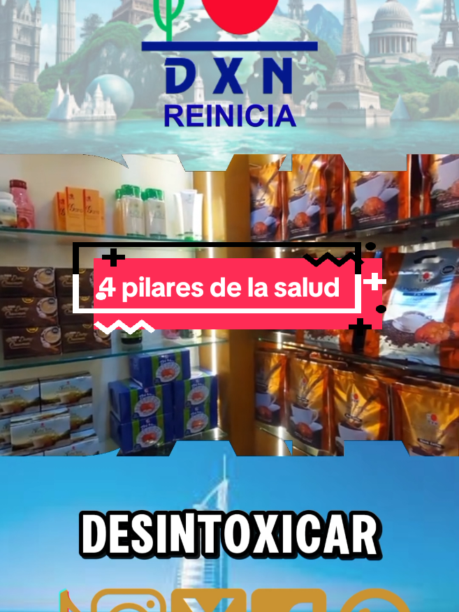 Cuatro pilares de la salud  * Actitud mental positiva  *Estilo de vida saludable  *Dieta sana *Suplementación  #dxn_reinicia  #orlin_ot  #orlin_tananta  #dxn  #unmundounmercado  #dxneworld 