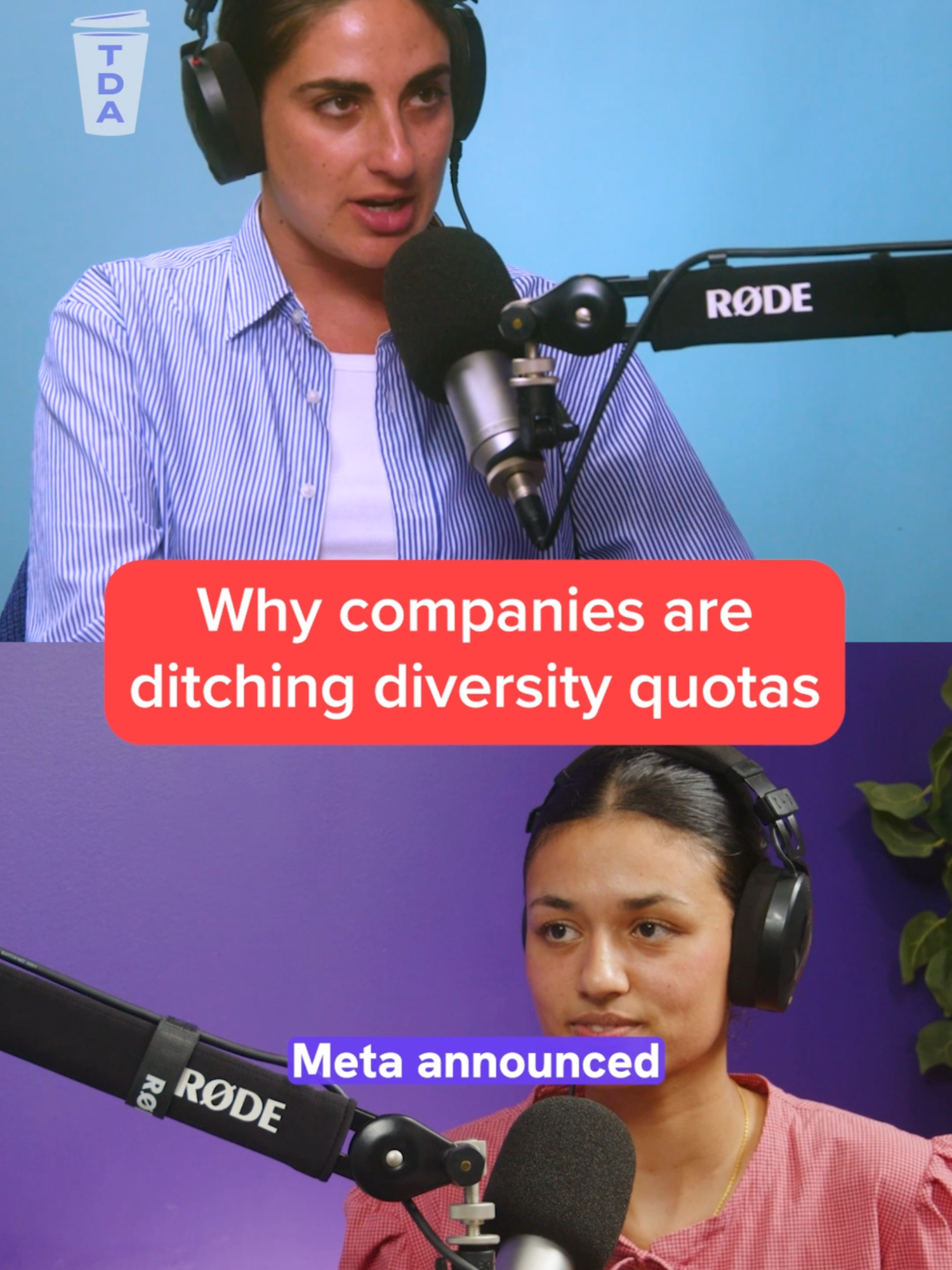 Why U.S. companies are cutting their diversity efforts | Watch the full episode on YouTube or listen wherever you get your podcasts ▶️ 🎧 #news #podcastclips #trump #meta #markzuckerberg