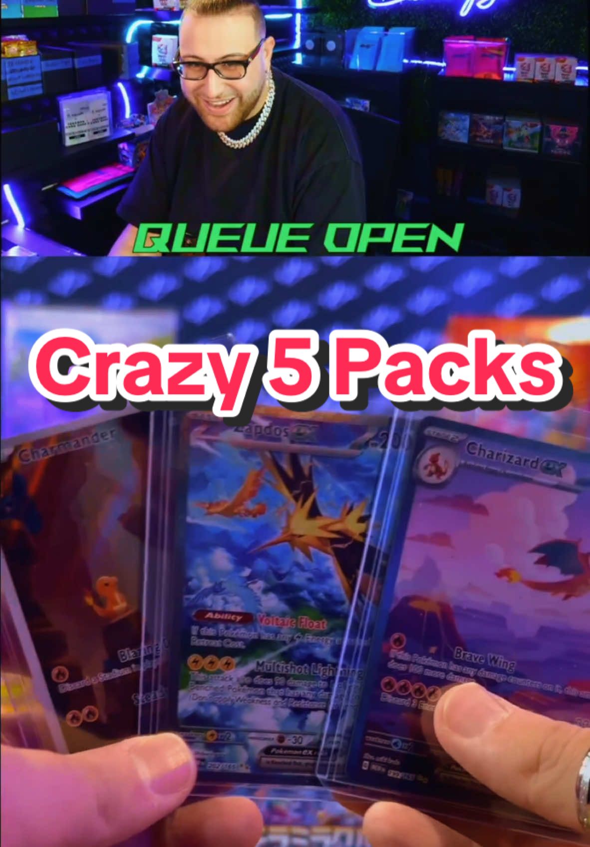 Another Crazy 5 packs of 151 ! It doesnt stop ! #pokemon #pokemoncards #live #ripandship #ripnship #151 #pokemontiktok #pokemonscarletviolet #pokemoncommunity #charizard #pokemontcg 