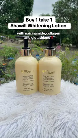 Shawill Whitening Lotion with naicinamide,collagen and glutathione‼️#shawillwhiteninglotion#whiteninglotion#whiteningrecommendation#bodylotion 