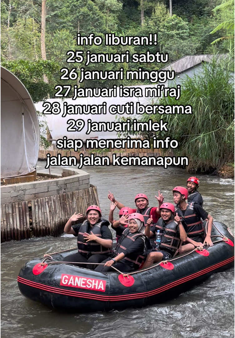 info liburan ke pangalengan ditanggal merah  #rafting #raftingpangalengan #raftingdipangalengan #healing #HealingJourney #jayasaktiadventure #wisata #wisatabandung #liburan #liburancheck #pangalengan #pangalenganbandung #fyp #fypage #fypシ゚viral #fyppppppppppppppppppppppp #fypdong #masukberandafyp #masyaallahtabarakkallah 