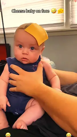 Cheese baby on face 🤣🤣😍#baby #Foryou #fyp #Tiktok #cutebaby #cute #usa🇺🇸 #funnykids #cutekidvideos 