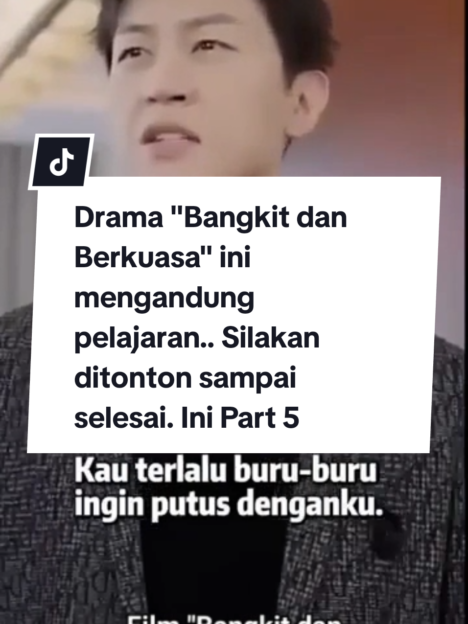 Seorang lelaki sederhana yang dulu telah banyak berkorban untuk membantu biaya pendidikan perempuan yang dia cintai yang dulu kesulitan, lelaki itu rela bekerja ke luar negeri sebelum tamat SMA (yang kata orang² itu disebut 