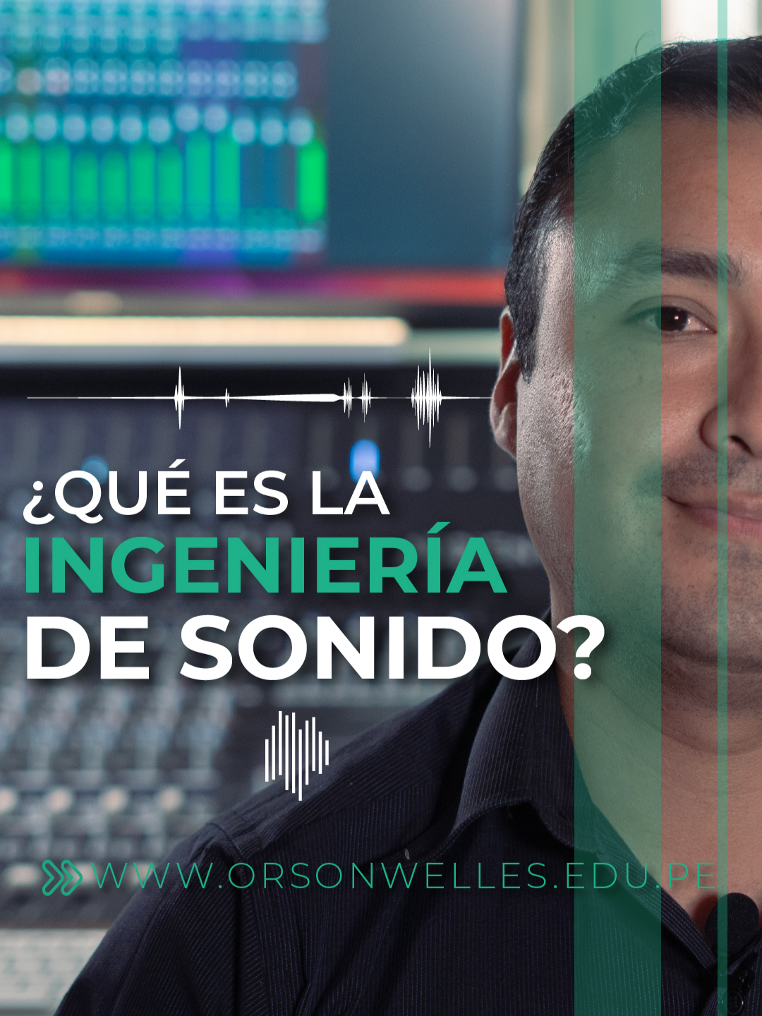 Conoce qué es la Ingeniería de Sonido con Orlando Maquen, Jefe del Área de Formación Continua en Orson Welles. #audioprofesional #audioproduction