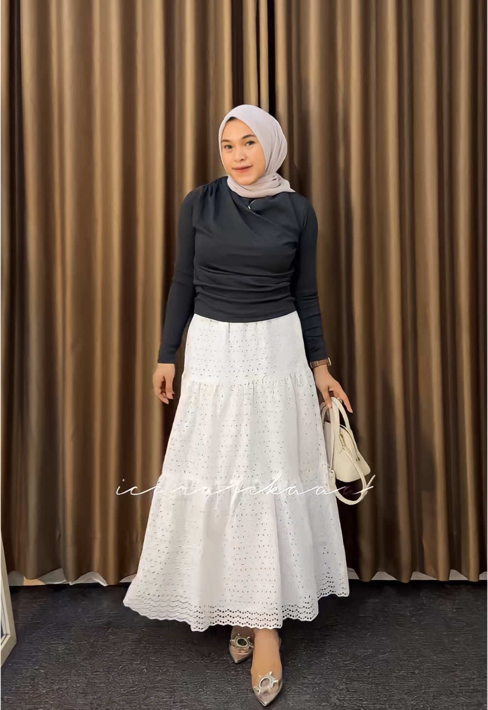 Rekomendasi outfit pakai rok #OOTD #ootdfashion 