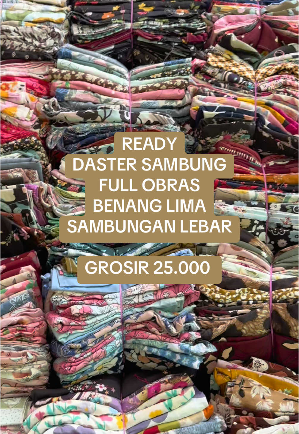 Ready daster sambung 2700 pcs grosir 25.000 min 20 pcs random ya kak  Yg mau bisa langsung  ke : 083170258745 #dastertanganpertama #konveksidaster #dastermurah #dastercantik #konveksidastermurah #konveksidastermurah #fyp #masukberanda 