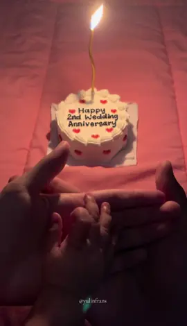 Celebrate our 2nd Wedding Anniversary with our lil princess❣️ thank God✨ #weddinganniversary 