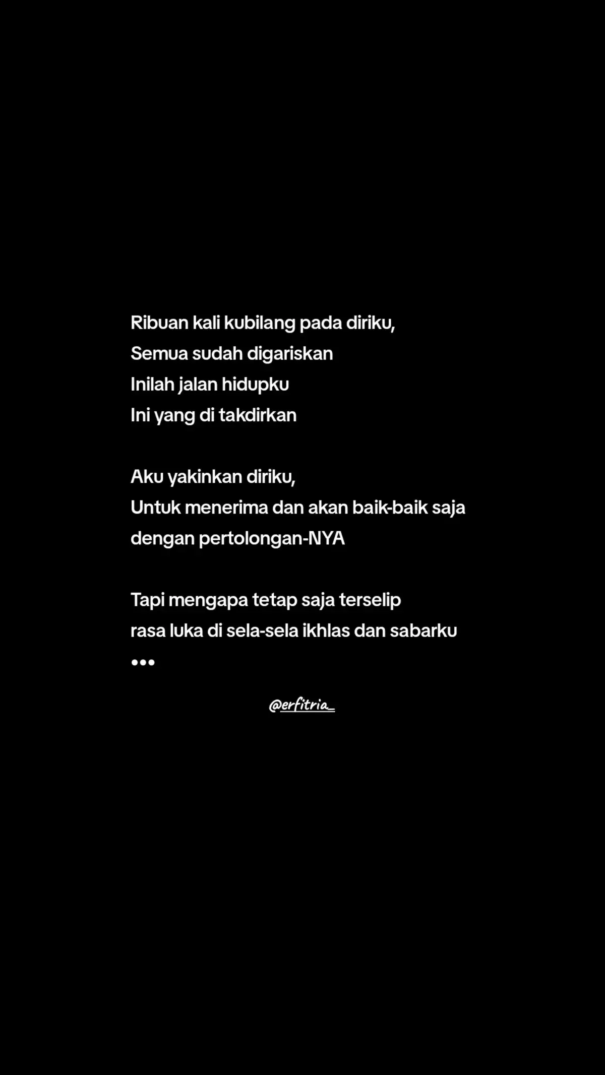 🥀🥀🥀#sakithati #sadvibes #sadstory #kehilangan #kehilanganmuberatbagiku #patahhati #luka #ujianhidup #sabar #ikhlas #tegar #takdir