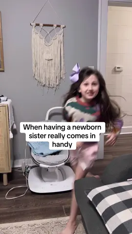 Based on true events!🤣 #babysister #newborn #siblingsbelike 